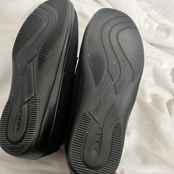 Orthofeet Shoes Womens Size 10 Wide Black Stretchable Strap Comfort Walking - Picture 5 of 7
